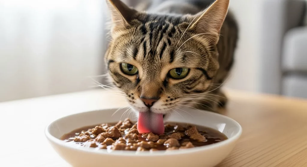 舐める猫